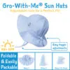 Jan & Jul Gro-With-Me Cotton Floppy Hat - Blue Whales