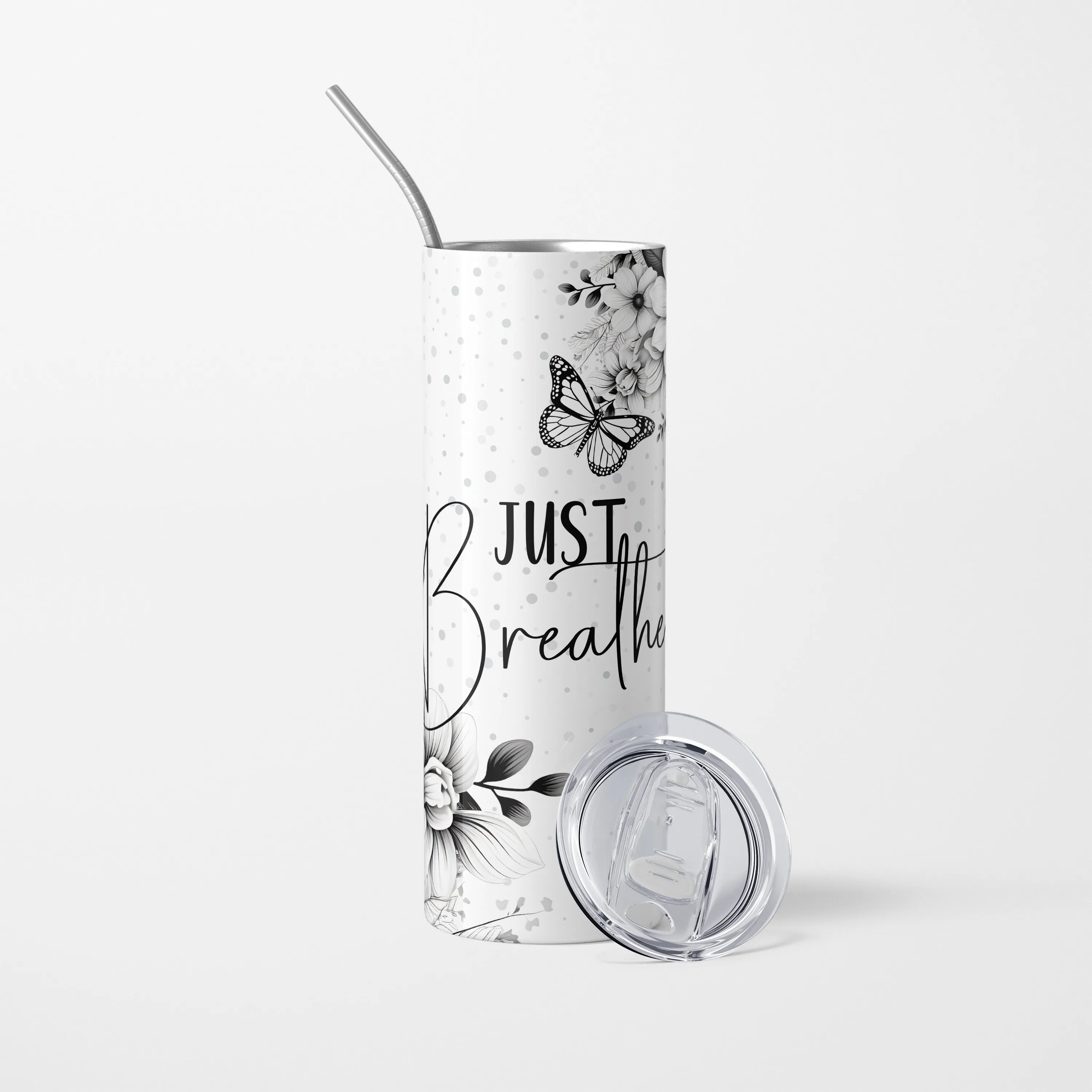 Just Breathe - 600 ml Stainless Steel Tumbler