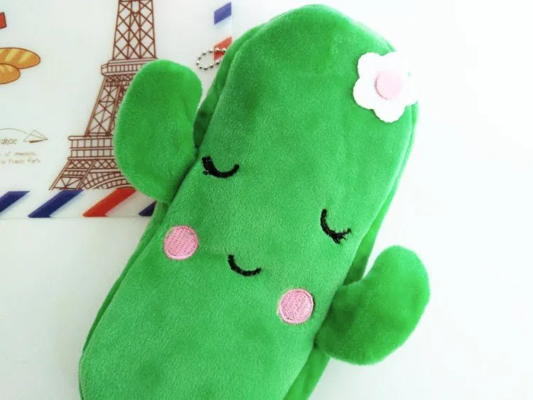Kawaii Watermelon and Strawberry Plush Pencil Pouch