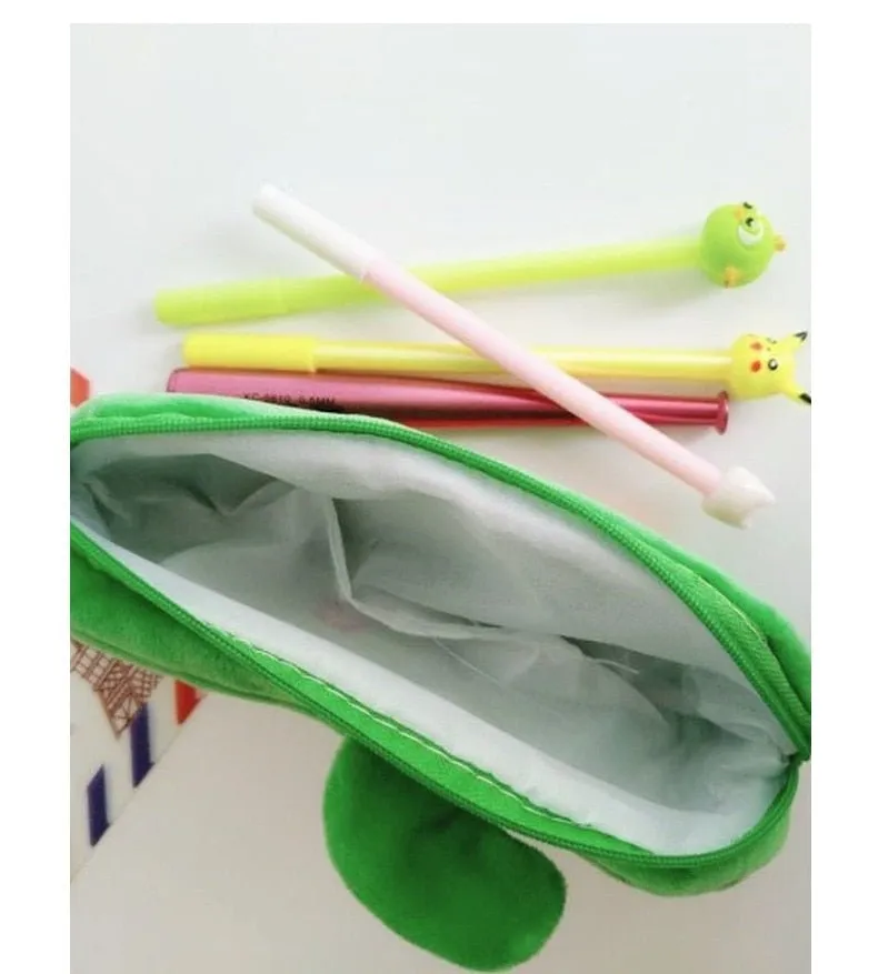 Kawaii Watermelon and Strawberry Plush Pencil Pouch