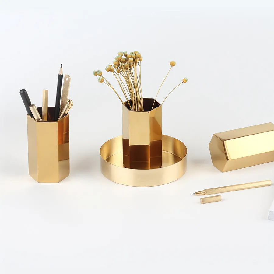 Keii Gold Hexagon Holder