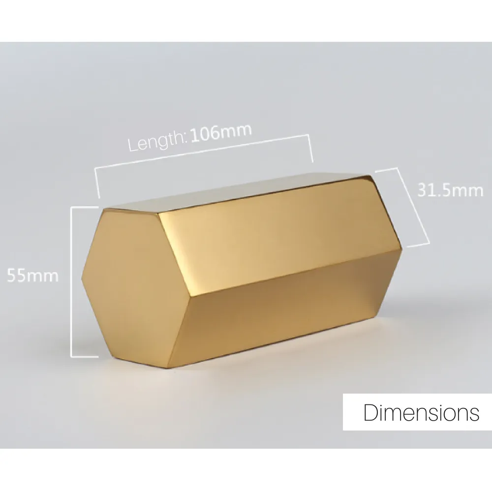 Keii Gold Hexagon Holder