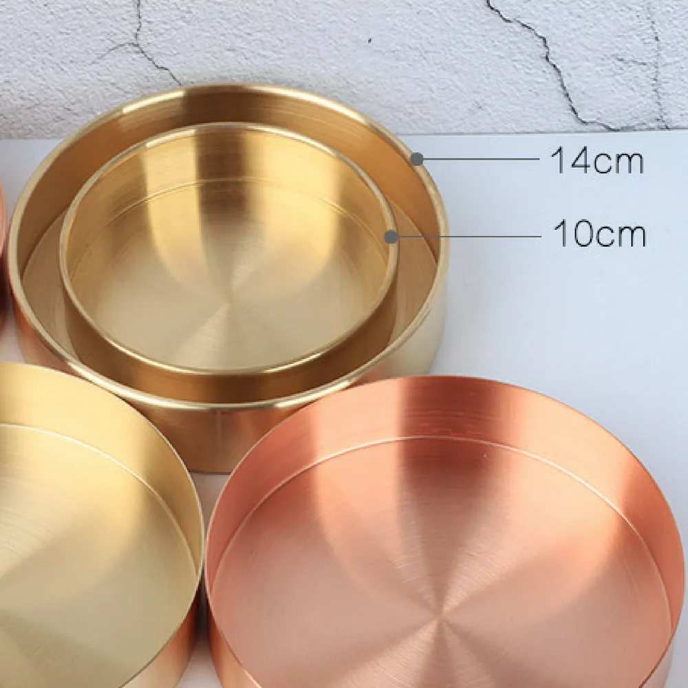 Keii Gold Round Tray