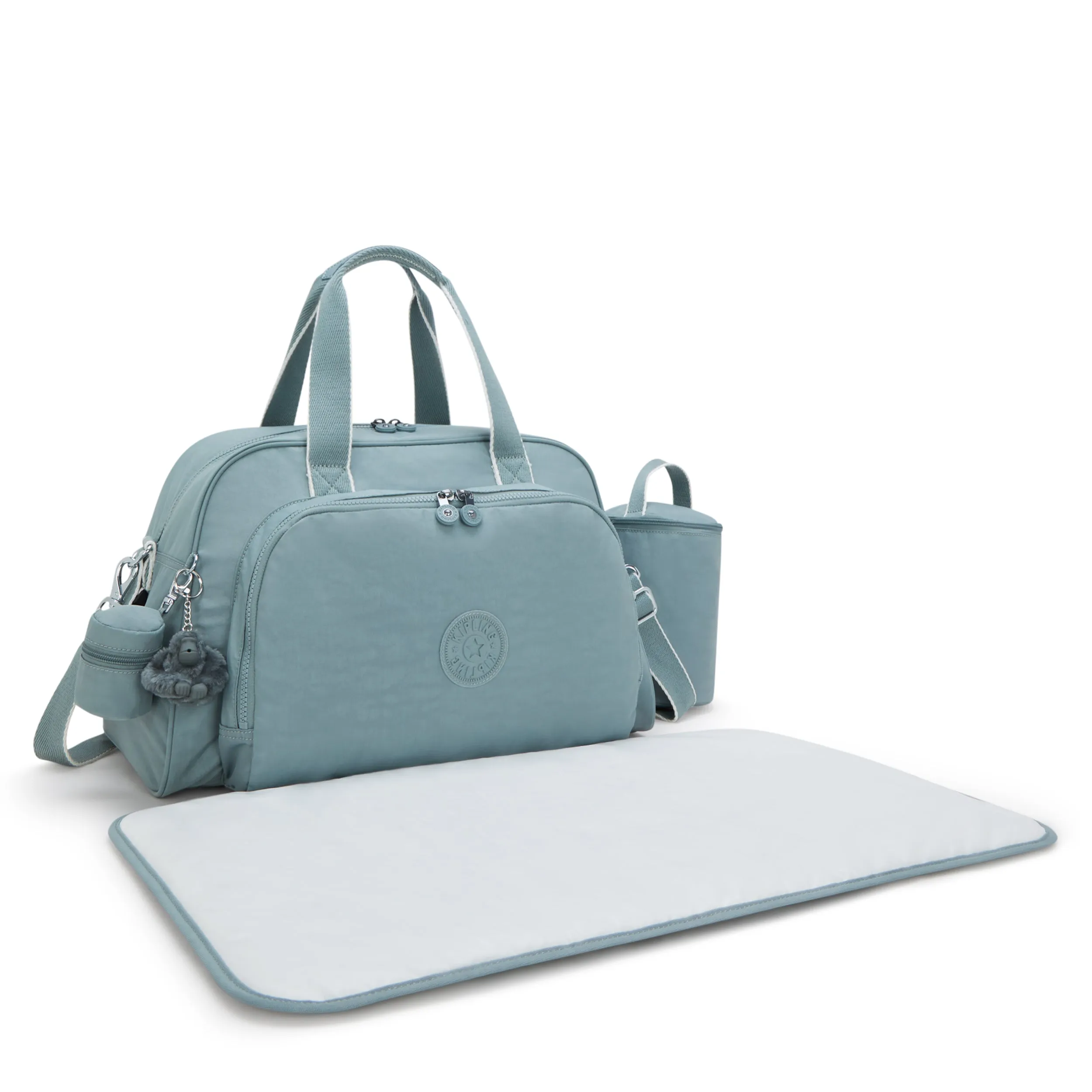 Kipling Camama Relaxed Grey Large Baby Bag 10153-3NL
