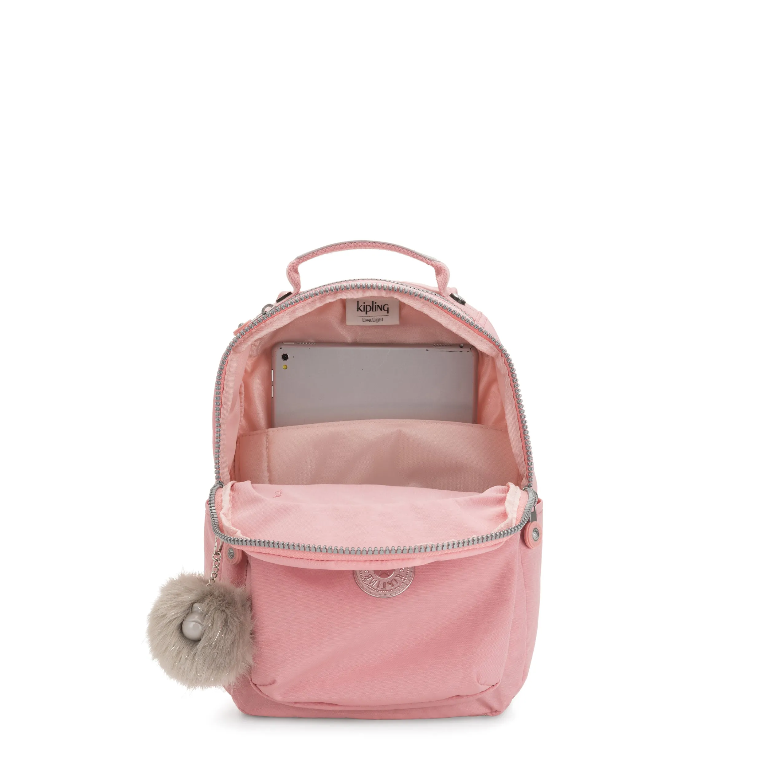 Kipling-Seoul S-Small backpack-Bridal Rose-I4345-46Y