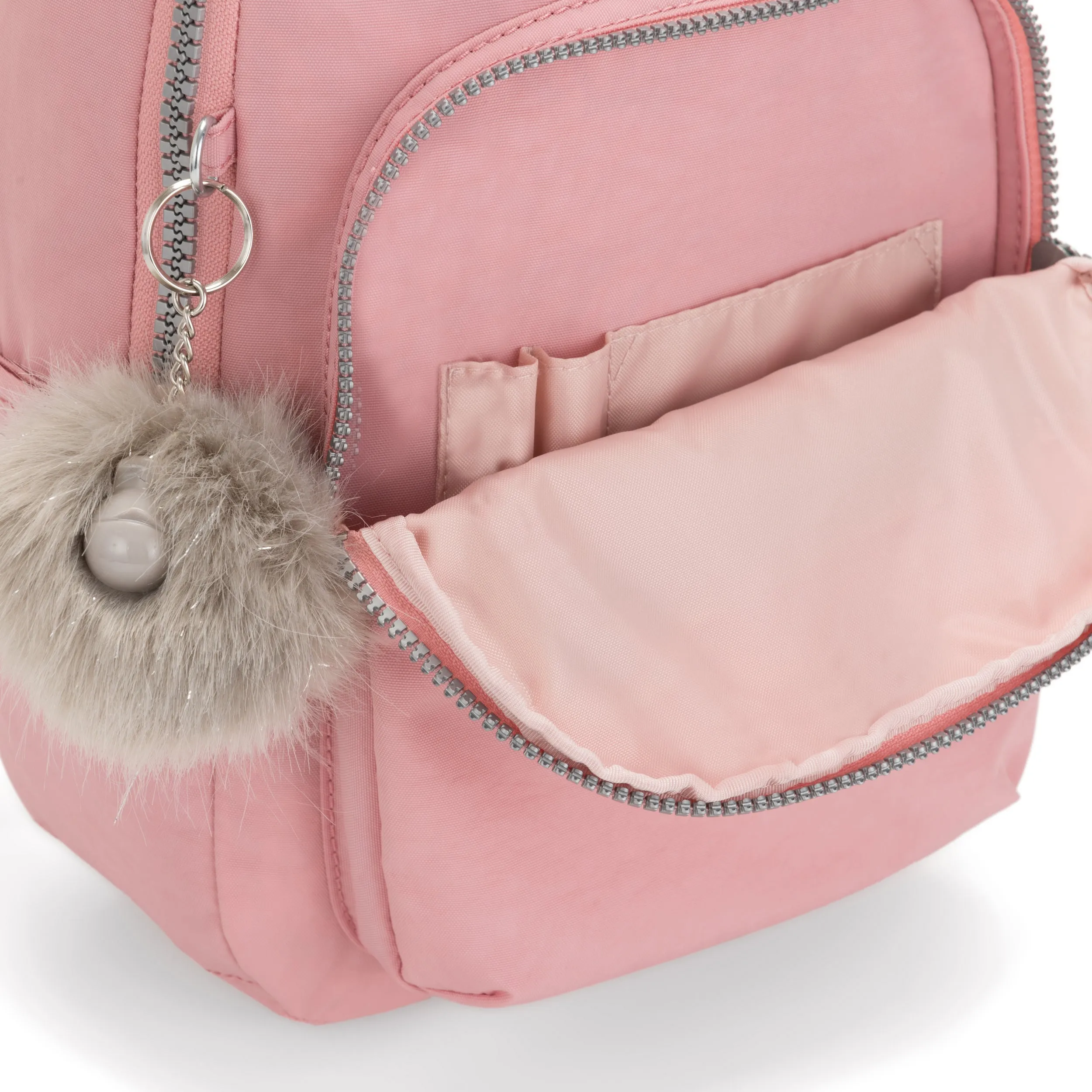 Kipling-Seoul S-Small backpack-Bridal Rose-I4345-46Y