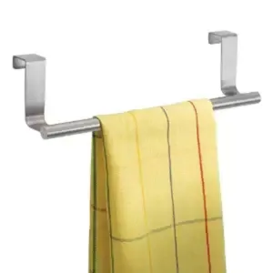 Kitchen Hook Towel Rail Hanger Bar Holder Bathroom Storage Tools Stainless Steel Cabinet Hanger Over Door
