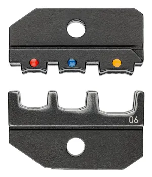 KNIPEX Die Set for Crimp System Pliers Insulated Terminals and Plug Connectors 97 49 06