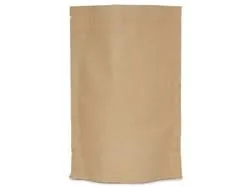 Kraft Finish Stand Up Pouch With Zipper
