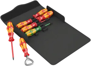 Kraftform 100 iS/7 set 3 screwdriver set Kraftform Plus series 100. Partly with reduced blade diameter