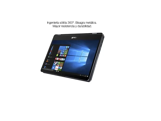 Laptop Asus Vivo Book Flip 14 Pulg Core I5 4 Gb 1 Tb Touch Gris