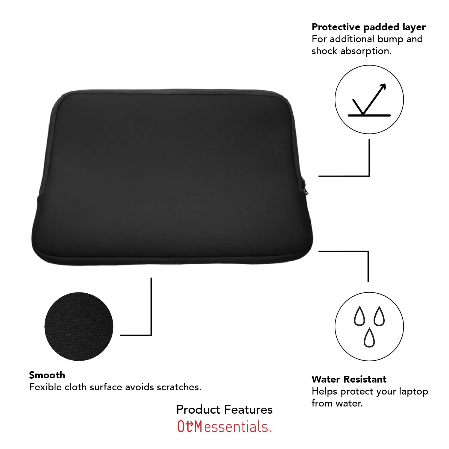 Laptop Sleeve, Neoprene, University of Connecticut