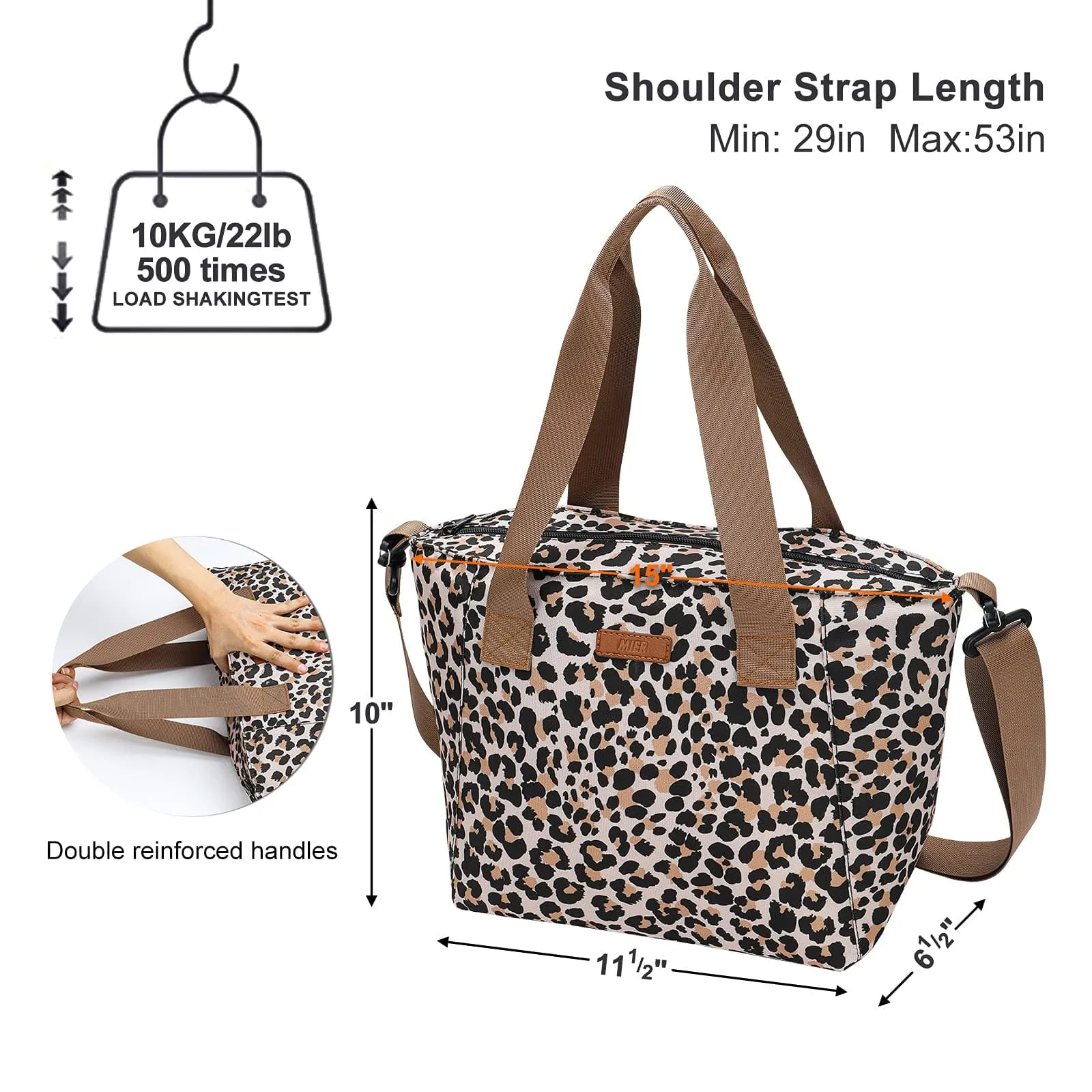 Large Lunch Bags for Women Insulated Lunch Tote Bag