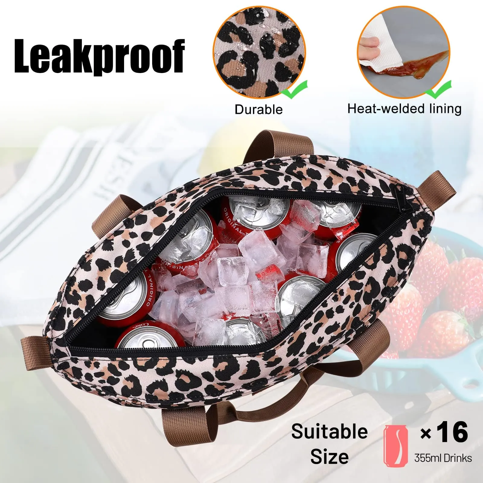Large Lunch Bags for Women Insulated Lunch Tote Bag