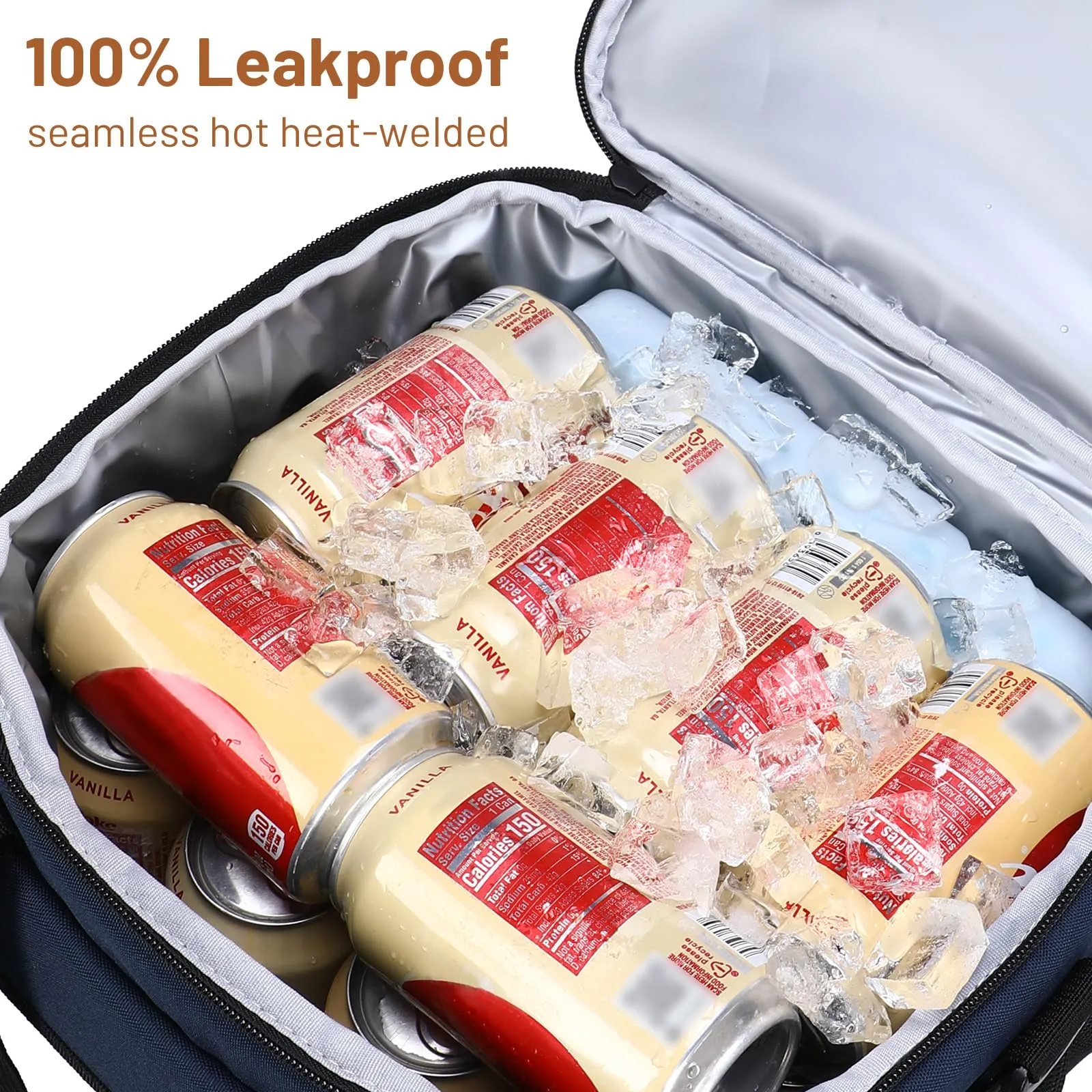 Large Lunch Box for Men Insulated Lunch Bags, 18 Can