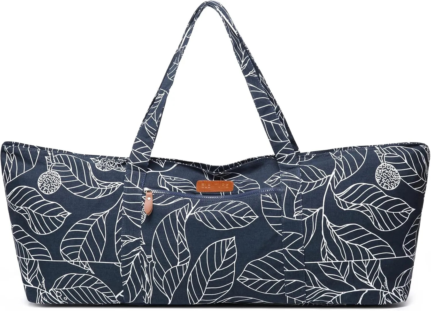 Large Yoga Mat Bag for Women Men, Travel Yoga Gym Bag for Pilates Office Beach Workout, Yoga Mat Tote Carrier with Mat Strap for 1/4" 1/2" Thick Exercise Yoga Mat