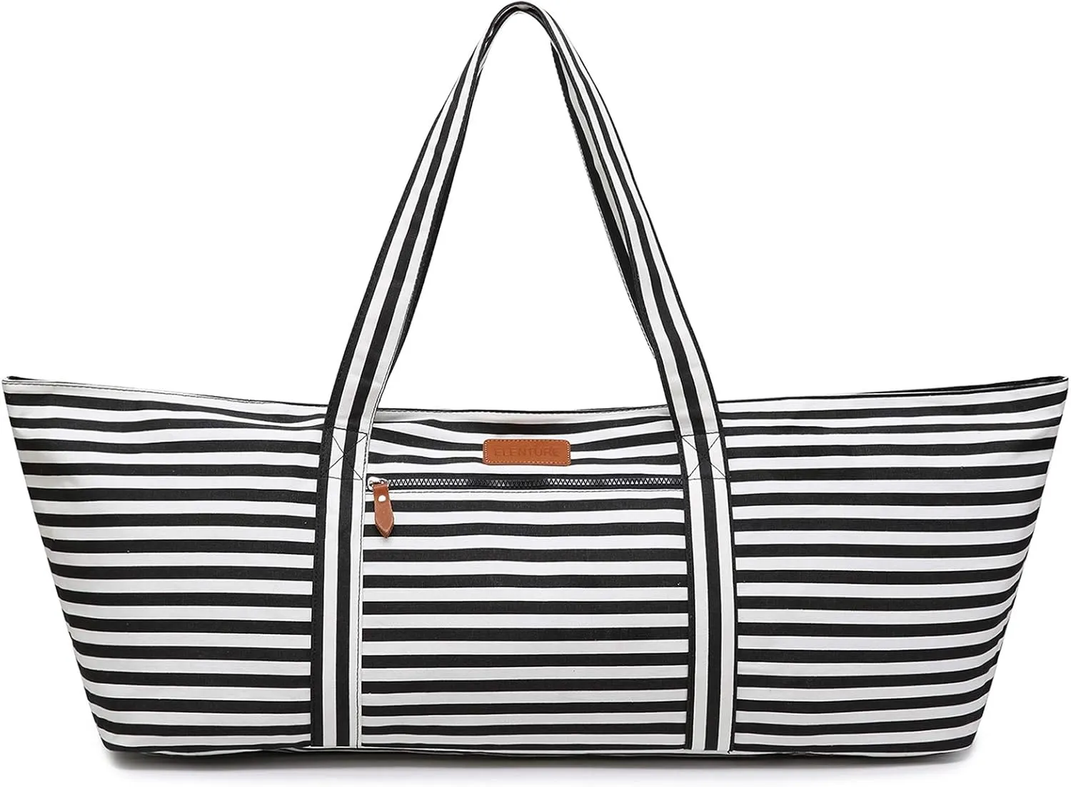 Large Yoga Mat Bag for Women Men, Travel Yoga Gym Bag for Pilates Office Beach Workout, Yoga Mat Tote Carrier with Mat Strap for 1/4" 1/2" Thick Exercise Yoga Mat