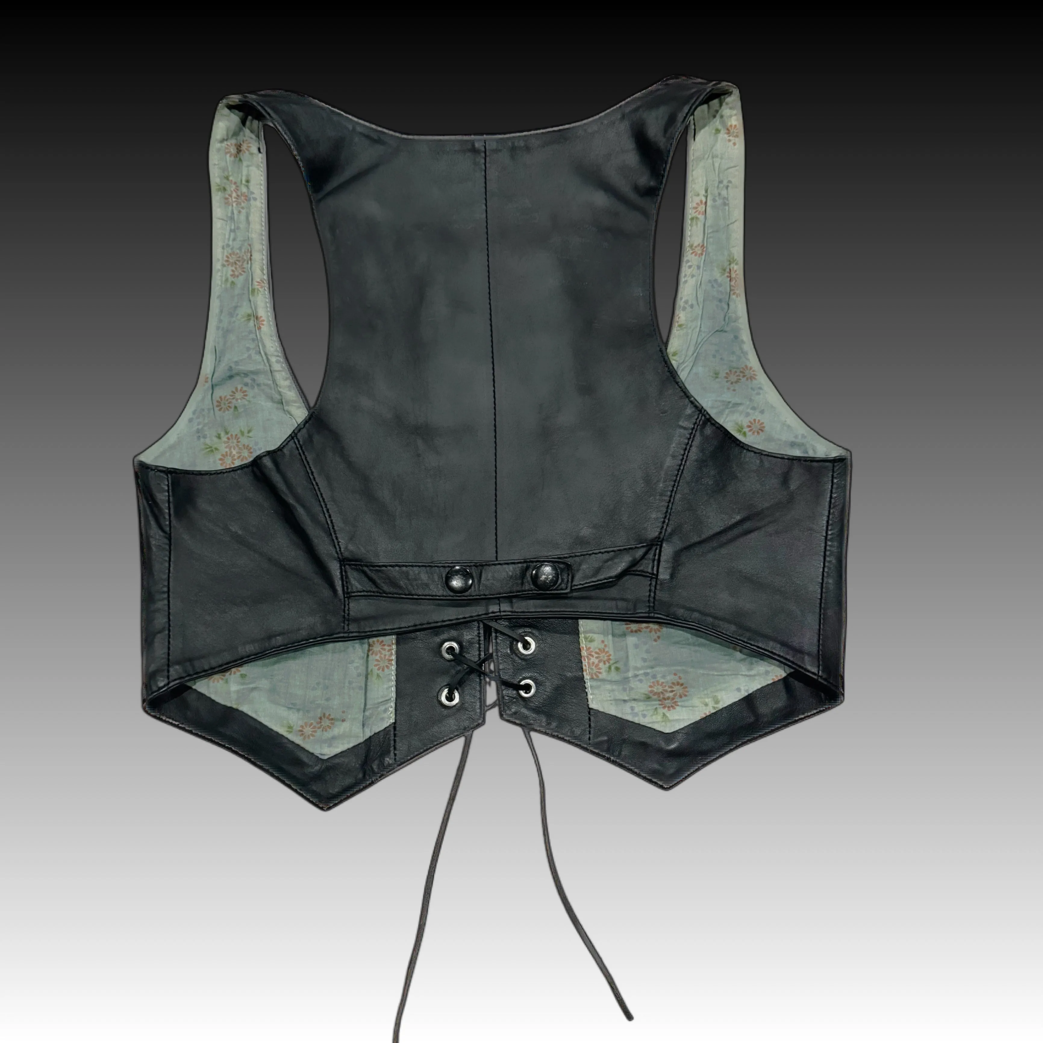Leather Studded Vest