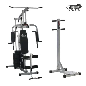 Lifeline Fitness HG-002 Multi Home Gym Combo with IF-7123 Twister Single for Body Shaping & Toning, 72kg Weight Stack,