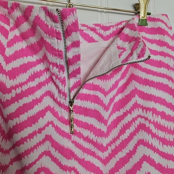 Lilly Pulitzer Skort Womens Size 8 Ella Pink Zebra Print Skirt with Shorts