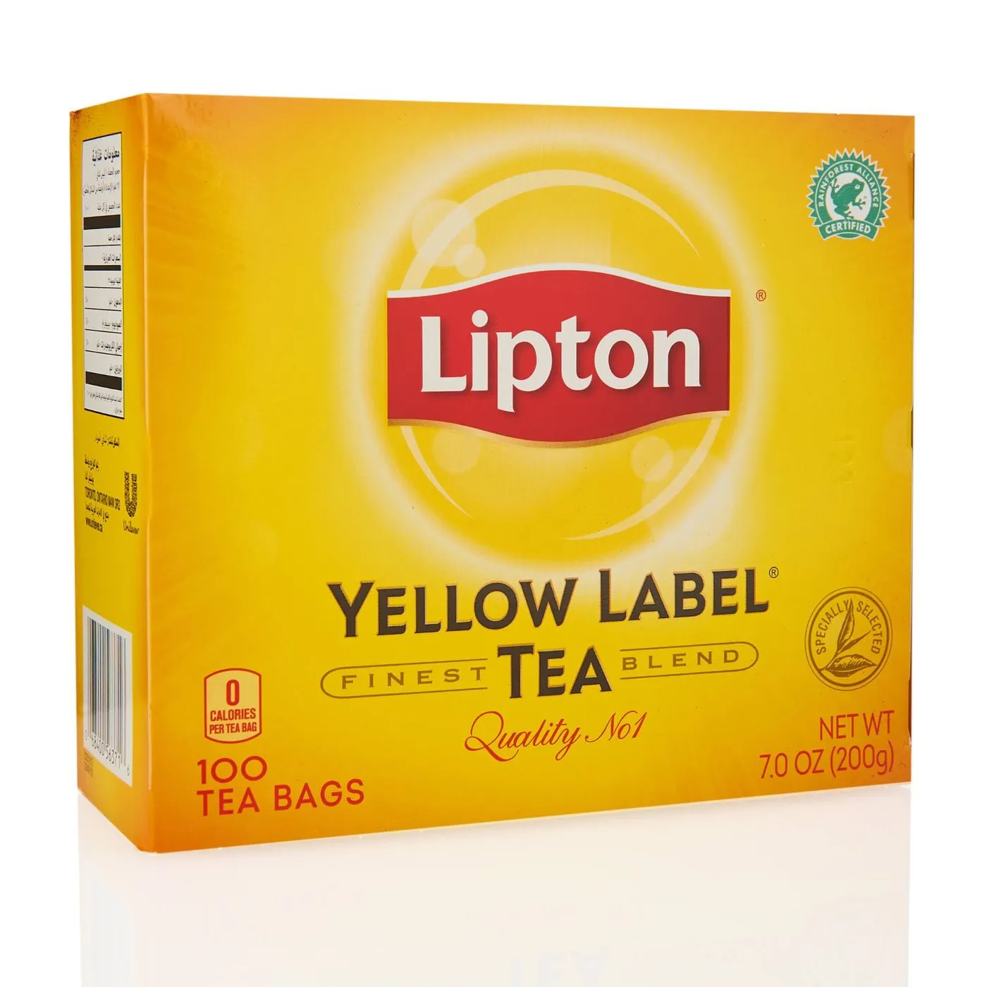 Lipton Black Tea Yellow Label 100 Tea Bags