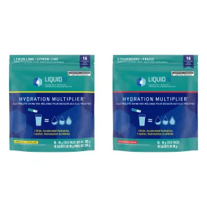 Liquid I.V. Bachelorette and Bachelor Pack (Lemon Lime & Strawberry Bundle)