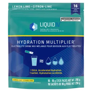 Liquid I.V. Hydration Multiplier Lemon Lime 16 Count