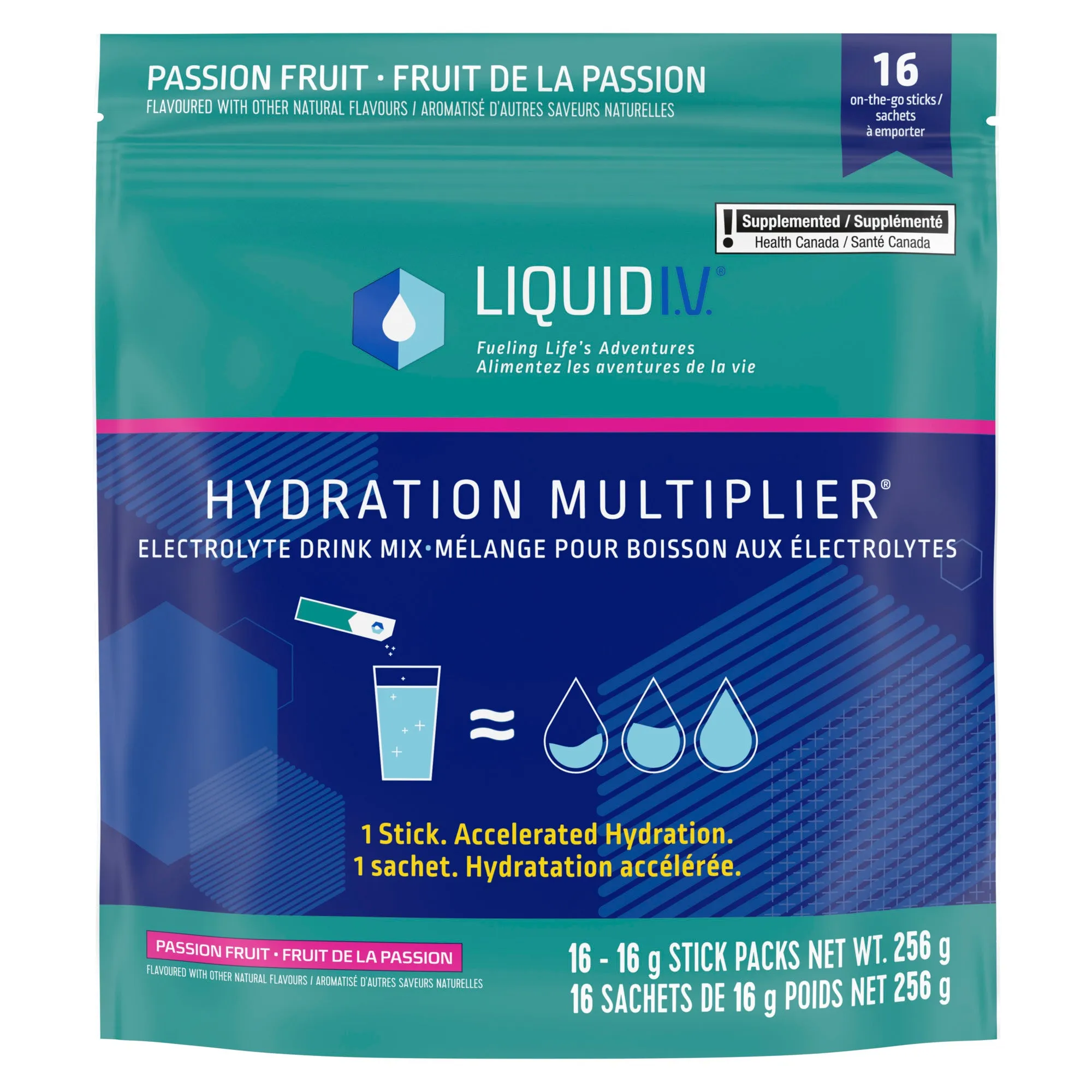Liquid I.V. Hydration Multiplier Passion Fruit 16 Count