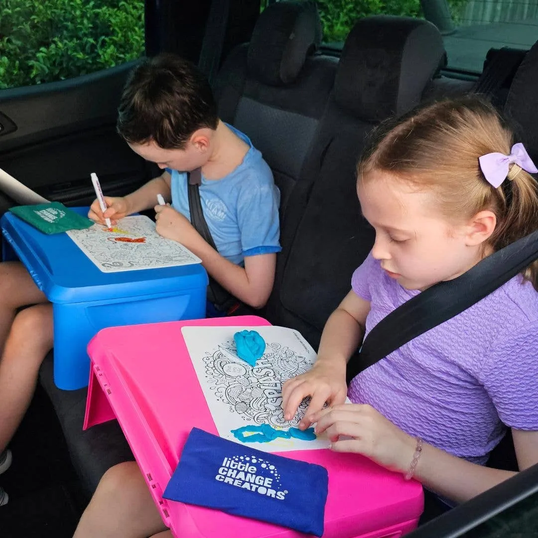 Little Change Creators - G’DAY! Pocket Reusable Colouring In Set | Australian Gift
