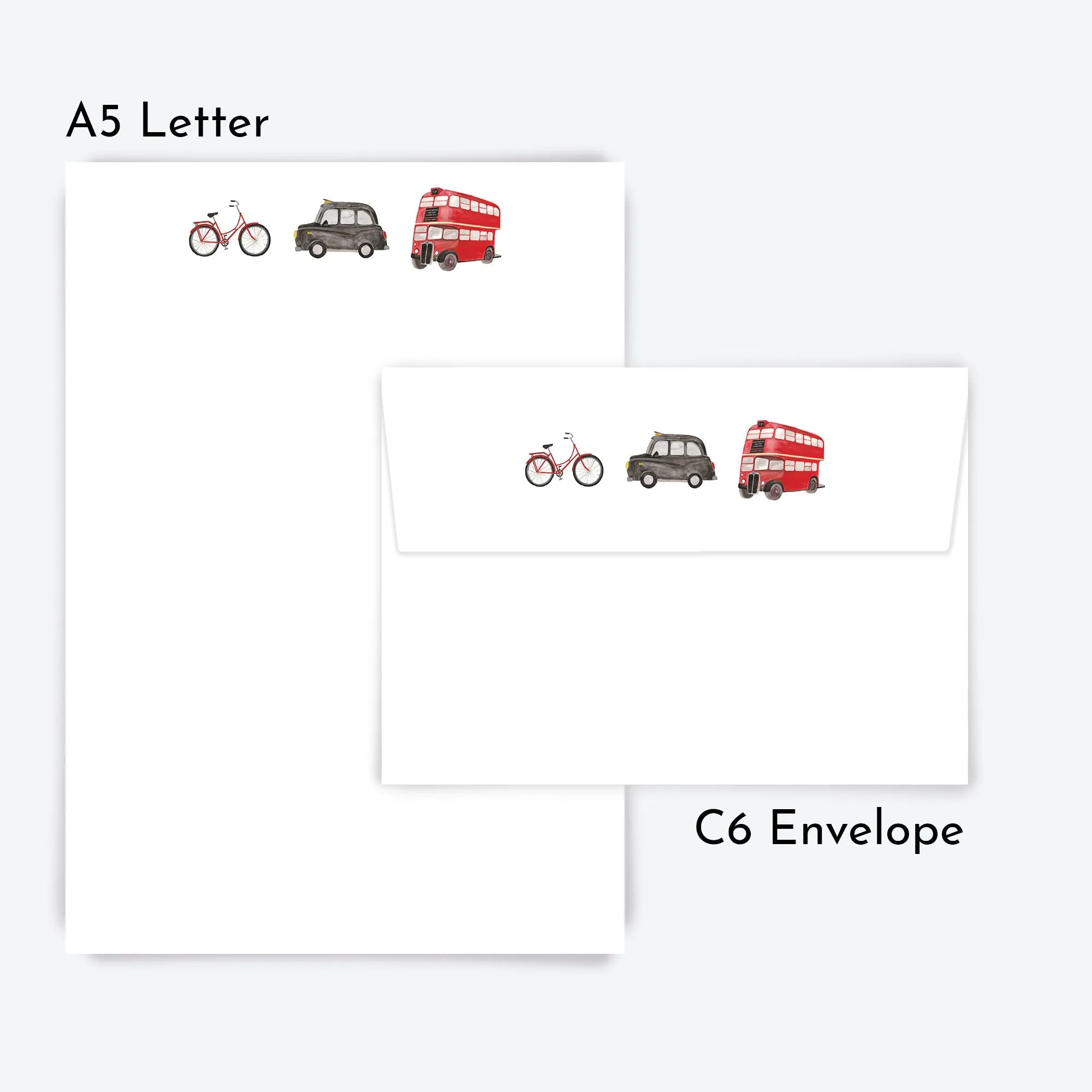 London Travel Letter Writing Set - REFILL