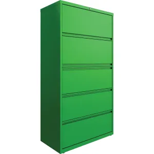 Lorell 4-drawer Lateral File with Binder Shelf