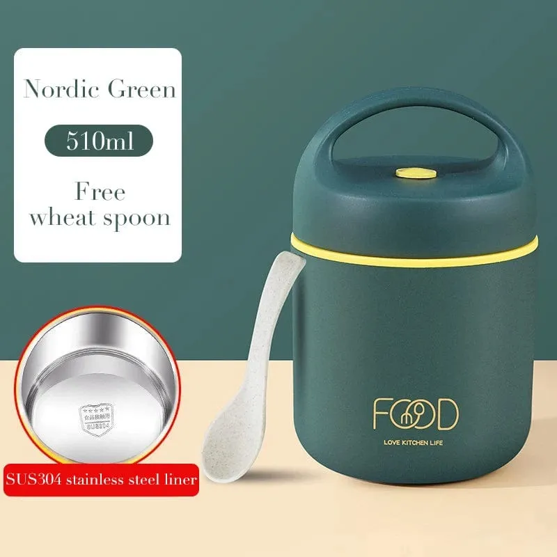 Lunch Boxes Lunch Bag 304 Stainless Steel Lunch Box For Kids Lunch Bags For Children Portable Lunch Box Kids Thermal  Bento Box