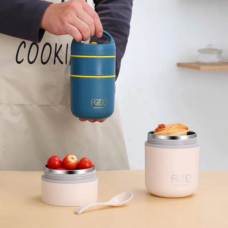 Lunch Boxes Lunch Bag 304 Stainless Steel Lunch Box For Kids Lunch Bags For Children Portable Lunch Box Kids Thermal  Bento Box
