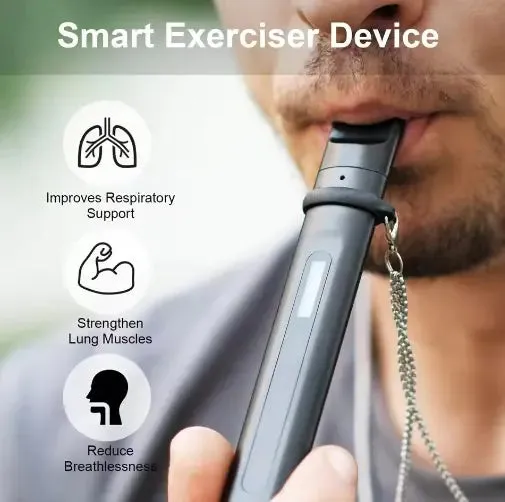 Lung Capacity Tester & Breathing Trainer