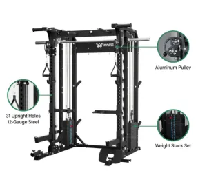 Major Fitness B52 Pro Smith Machine with Functional Trainer
