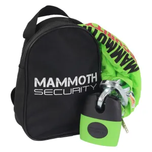 Mammoth Lock & Chain Motorcycle Storage Pillion Seat Bag