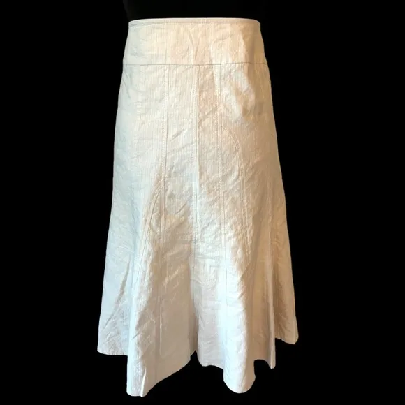 Marc Aurel Beige Full Skirt Size 40/12