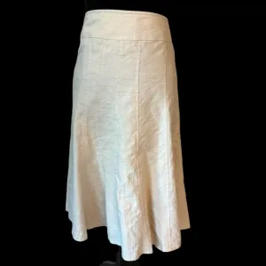 Marc Aurel Beige Full Skirt Size 40/12
