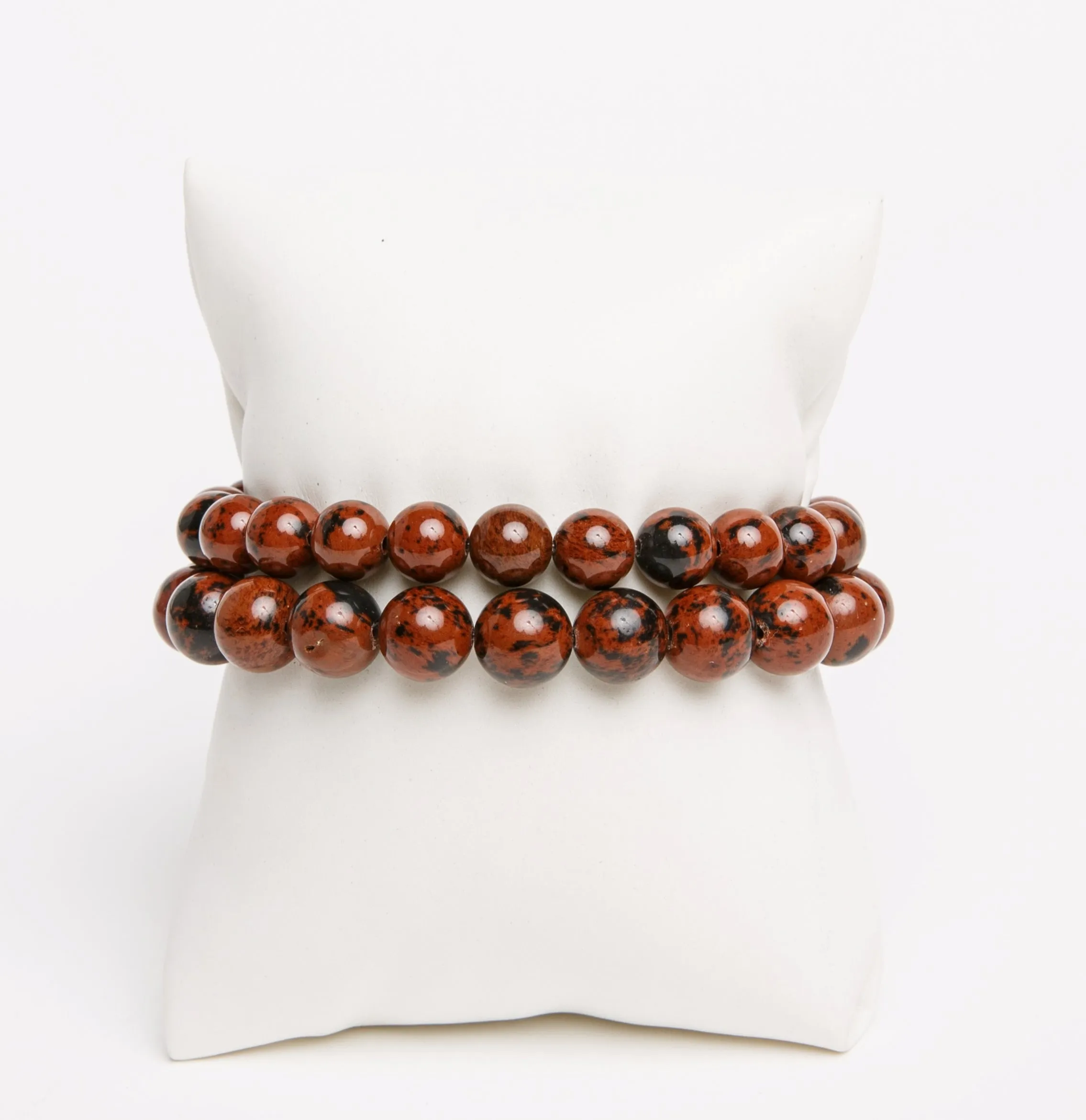 ME™ Basics His & Hers Mahogany Obsidian 2-pc Bracelet Set