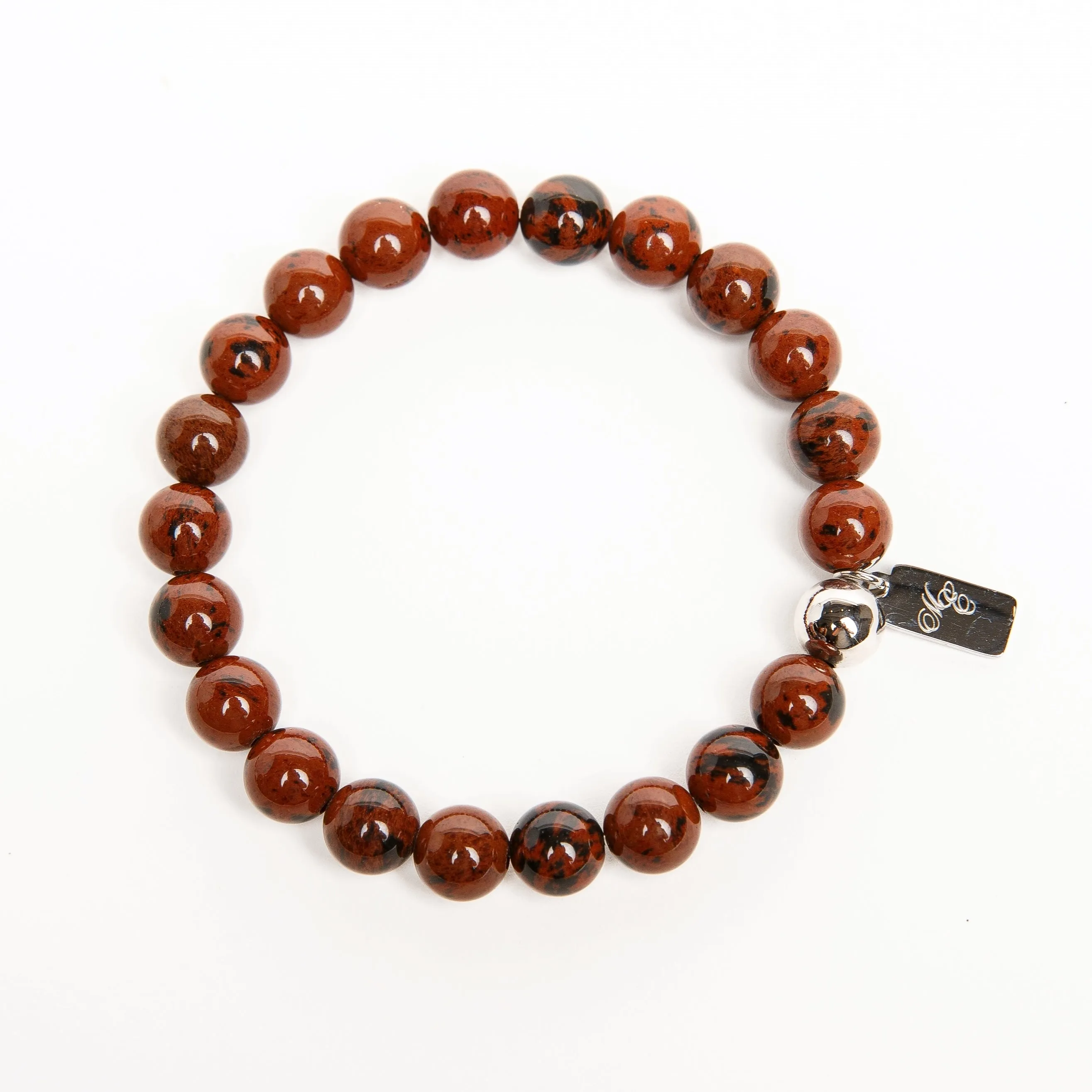 ME™ Basics His & Hers Mahogany Obsidian 2-pc Bracelet Set
