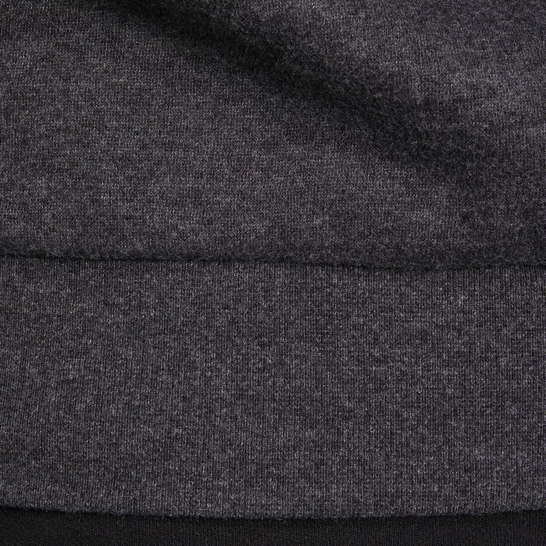 Men's Hooded Gym & Pilates Sweatshirt - Dark Grey