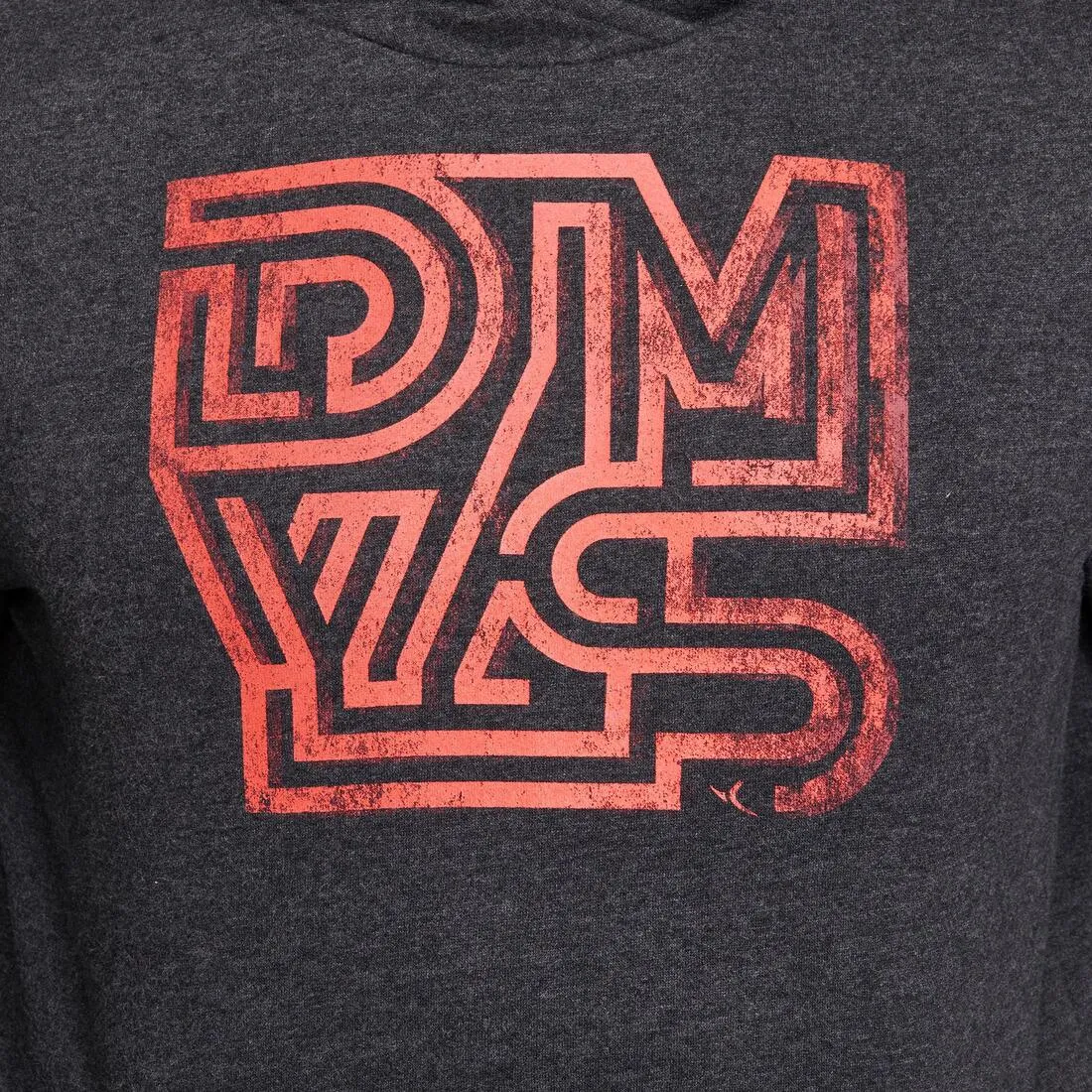 Men's Hooded Gym & Pilates Sweatshirt - Dark Grey