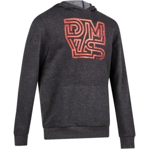 Men's Hooded Gym & Pilates Sweatshirt - Dark Grey