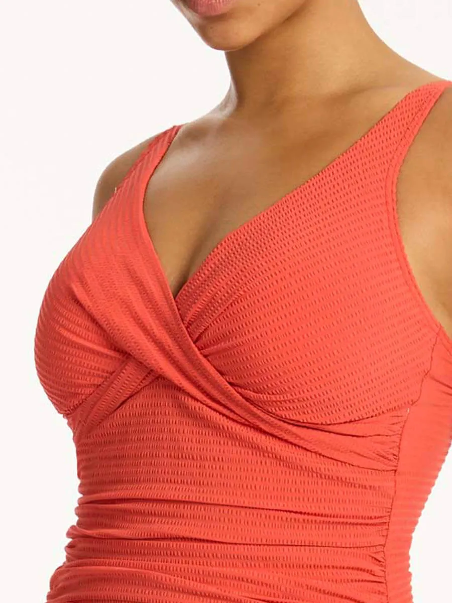 Messina Cross Front Multifit One Piece in Flame