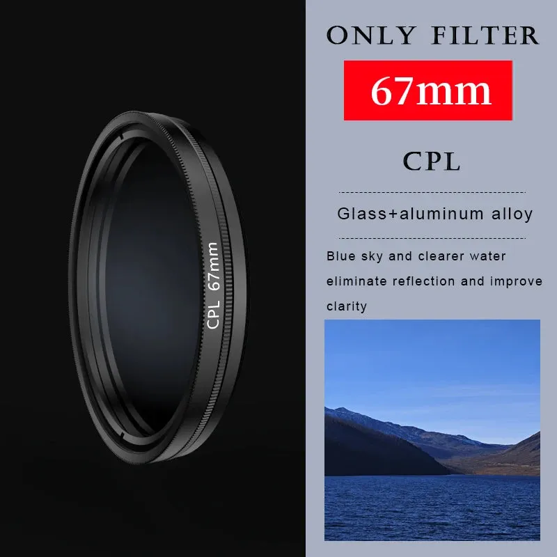 Metal Filter Adapter Lens for iPhone Camera Stabilization