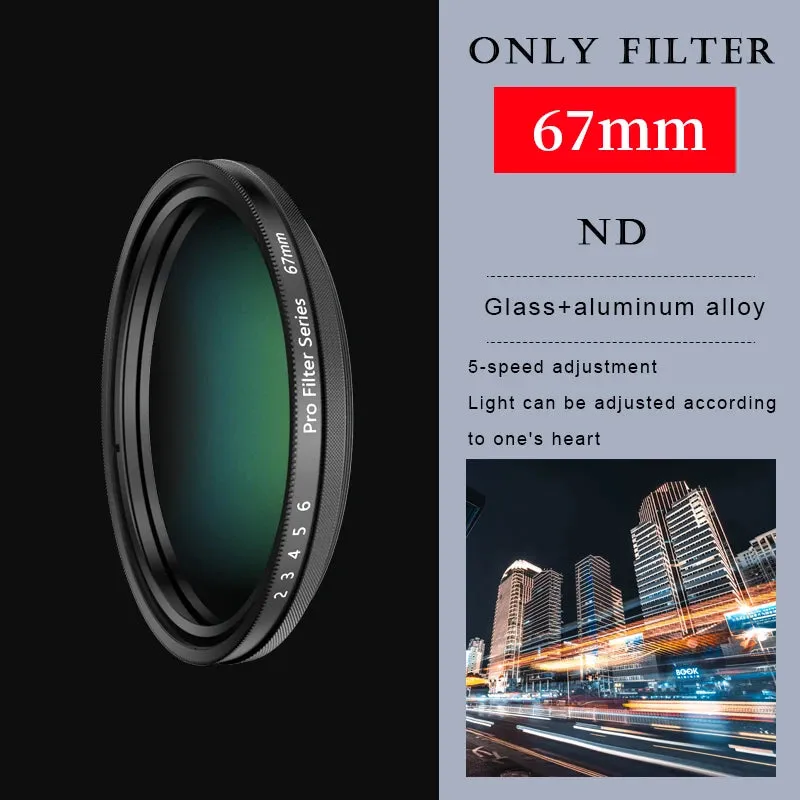Metal Filter Adapter Lens for iPhone Camera Stabilization