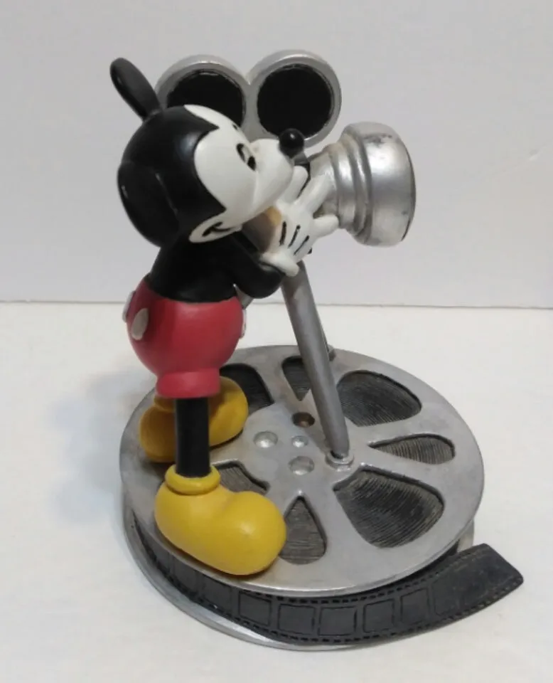 Mickey Mouse Movie Theme Figurine with Clock