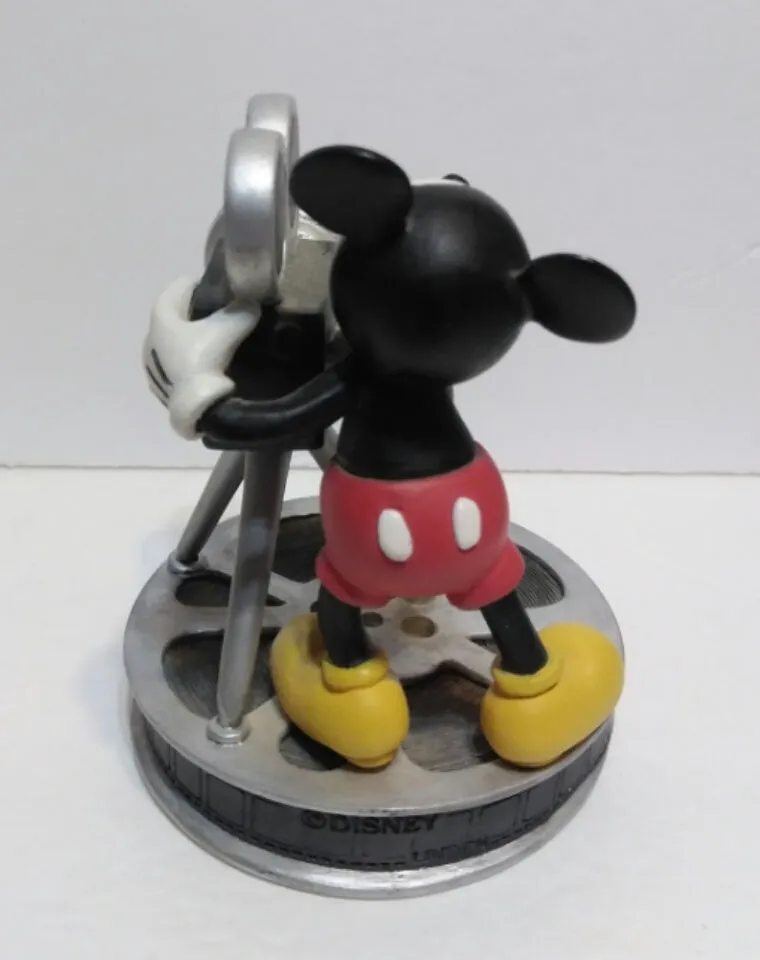 Mickey Mouse Movie Theme Figurine with Clock