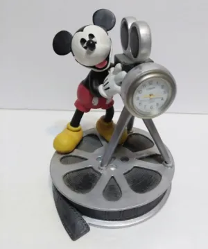 Mickey Mouse Movie Theme Figurine with Clock