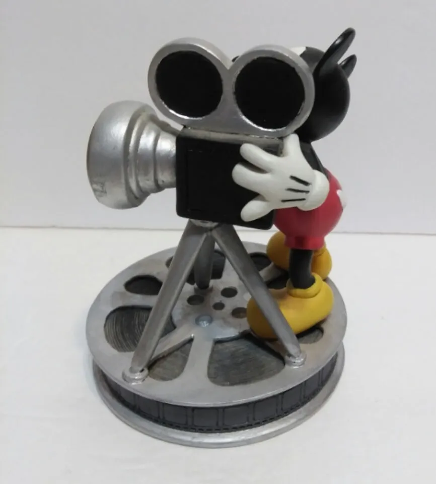 Mickey Mouse Movie Theme Figurine with Clock
